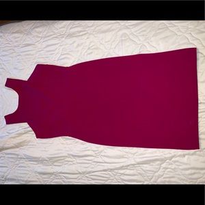 Magenta bodycon dress